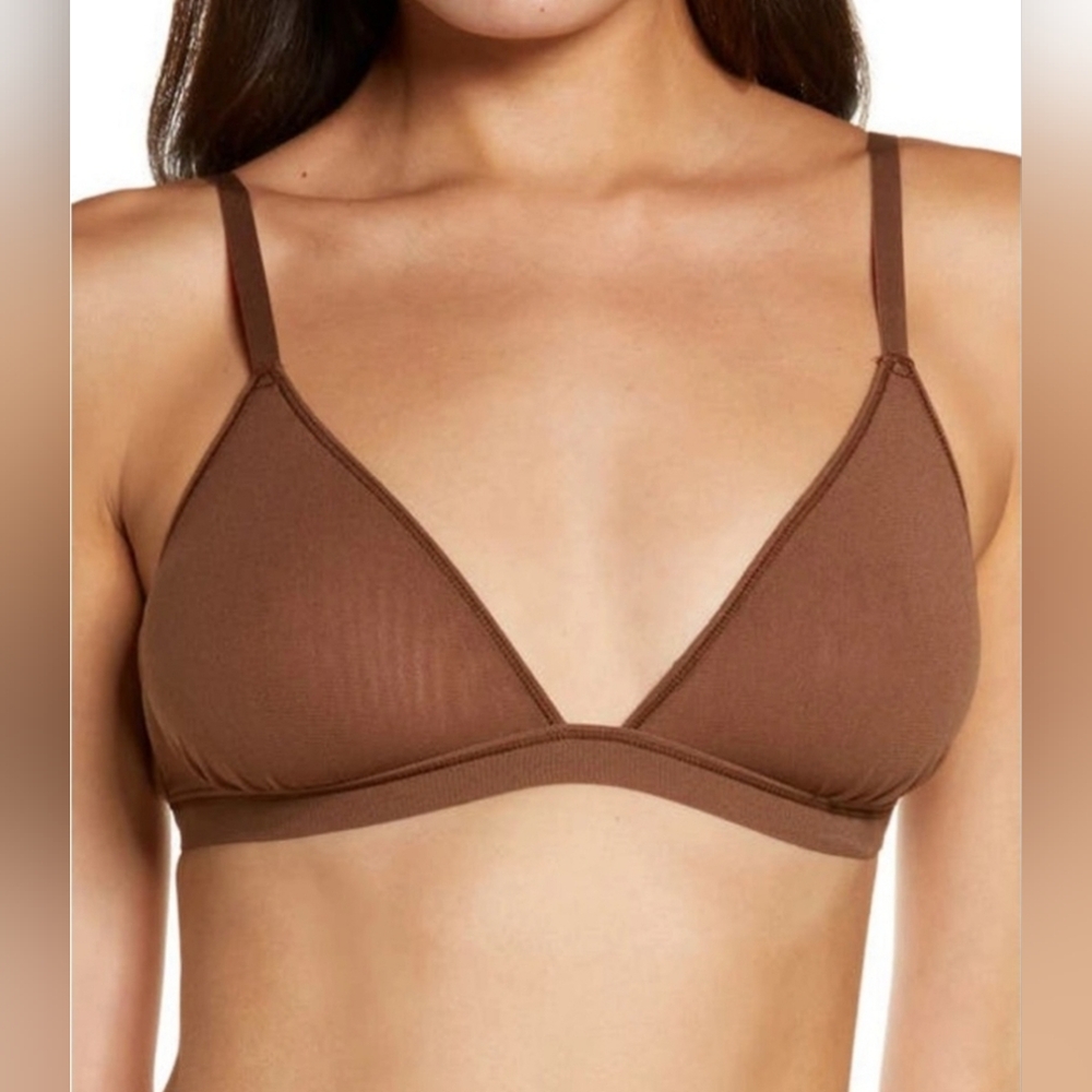 SKIMS Summer Mesh Triangle Bralette /JASPER/ NWT/XXS